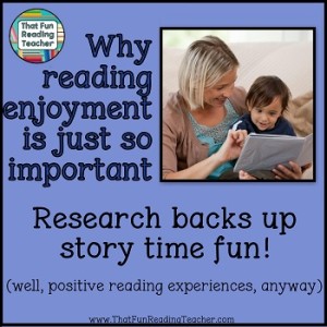 Why reading enjoyment is just so important TFRT
