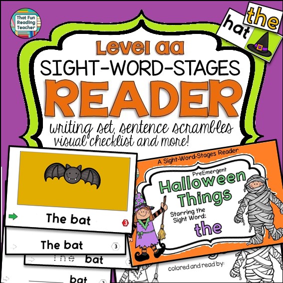 Halloween PreEmergent Reader and Writing Set