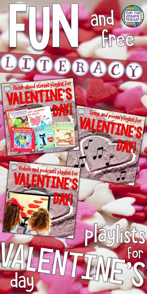 Got a smartboard in your classroom? Enjoy these Valentine's Day Free Playlists for K-2! #earlylearning #stories #songs #videos #valentinesday #kindergarten