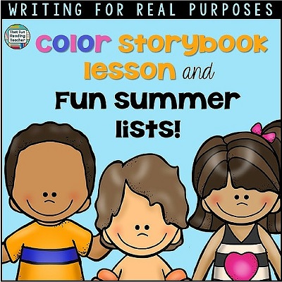 Color Storybook Lesson & Fun Summer Lists!