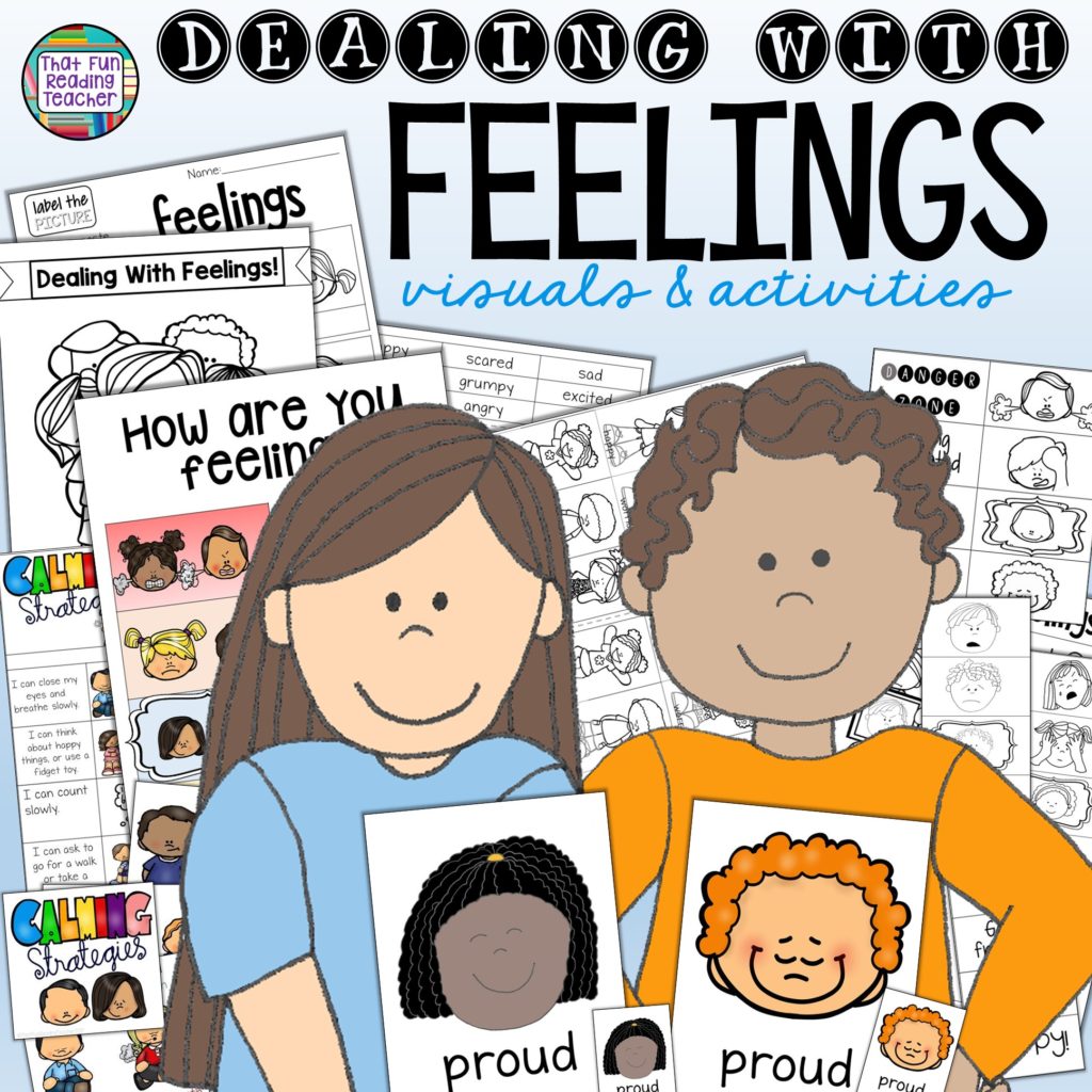 Dealing-With-Feelings visuals and activities bundle