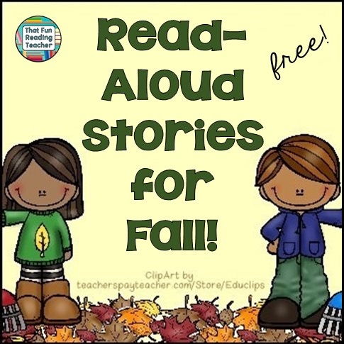 Free playlist of fall stories read-aloud, FREE on ThatFunReadingTeacher.com