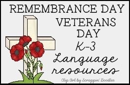 Remembrance Day / Veterans Day Language resources on Pinterest