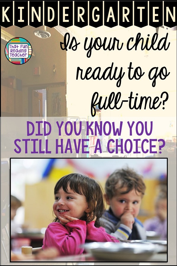 Kindergarten: Is your child ready to go full-time?