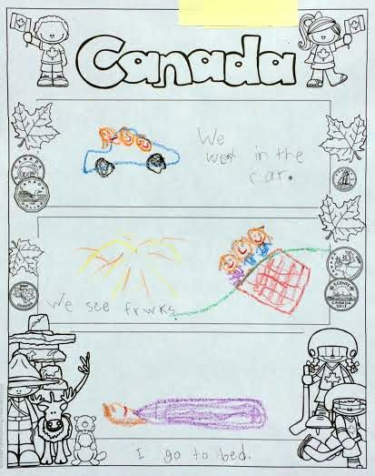 Graphic Organizer from Canada Read and Write and More