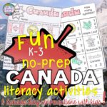 Fun primary, no-prep Canada literacy activities! | That Fun Reading Teacher.com