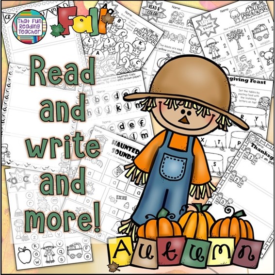 Looking for some fun literacy activities for fall? Kids love practicing reading and writing skills with these autumn, Thanksgiving and Halloween printables! Multiple skill levels provided for a number of activities. $