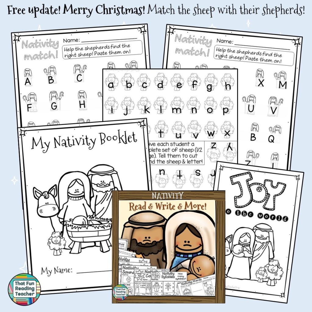 Nativity Read and Write and More Free update!