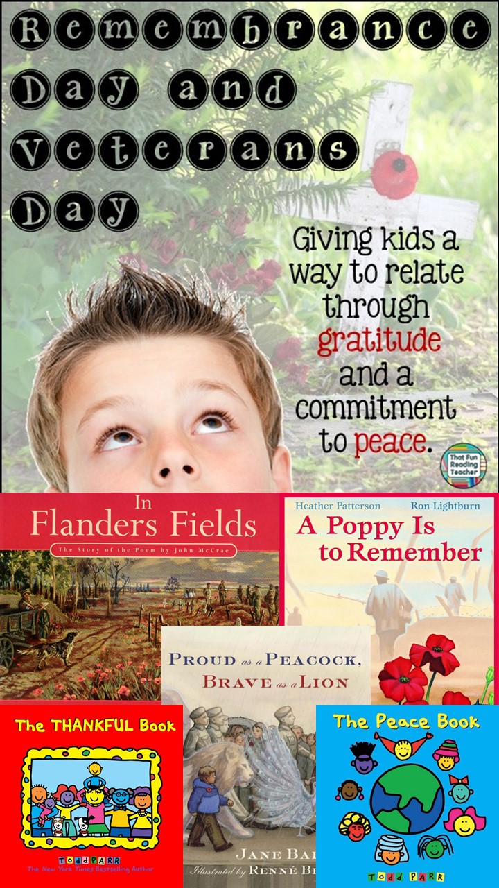 Remembrance Day and Veterans Day - A way for kids to relate through gratitude and a committment to peace