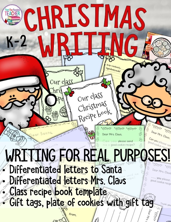 Writing a letter to Santa is perhaps the best gift given to teachers of beginning or reluctant writers. The Christmas wish list is a highly motivating 'real purpose' reason to write! Here's are some fun, differentiated printables to get your earliest, littlest students working on Christmas letters with with all the independence they possess! $ #Christmas #writing #fun #education #kids