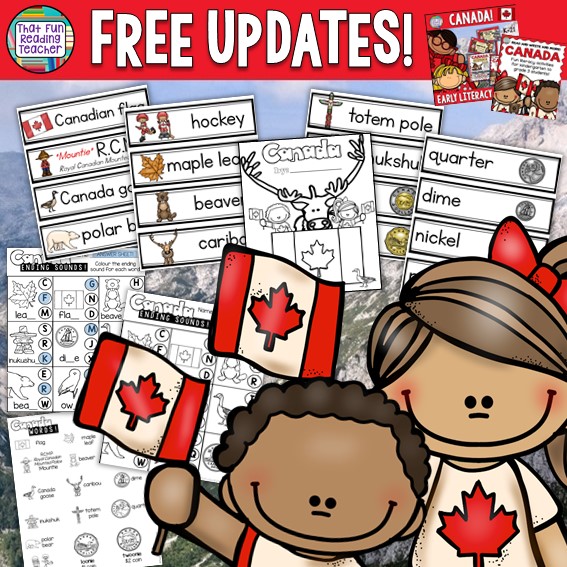 Canada literacy product updates!