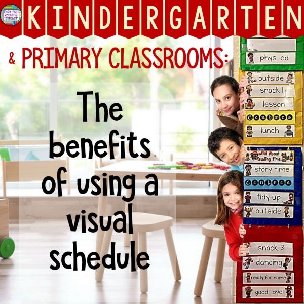 The benefits of a using a visual schedule in kindergarten and early primary classrooms