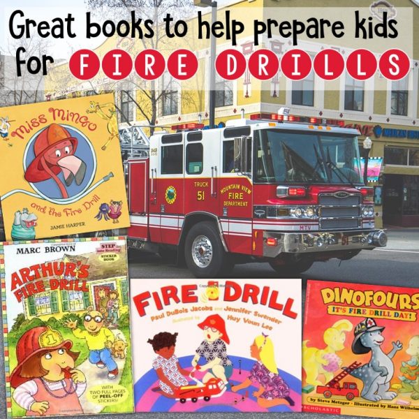Great books to help prepare kids for fire drills #firedrills #school #elementary #stories #kidlit