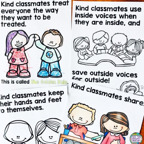 What kind classmates do picture book / bulletin board set $ #kindness #school #expectations #teaching #kindergarten #primary #iteachtoo