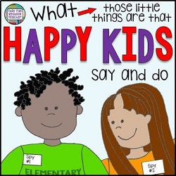 Growth mindset story for kids: What happy kids say and do! Told from the perspective of two child narrators who closely observe the kids who always seem to be happy . What are their secrets? It turns out, those happy kids have a few things in common.