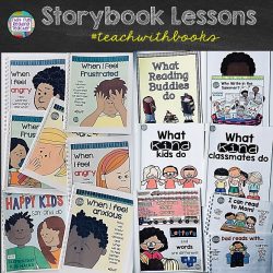 Storybook Lessons | That Fun Reading Teacher #teachwithbooks #feelings #emotions #earlyliteracy #tpt
