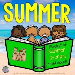 Playlist of summer stories, read-aloud! #summer #education #kindergarten #earlylearning #free