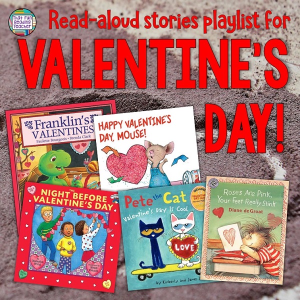 Looking for a playlist of Valentine's Day stories read-aloud for your smart board? Here is a great playlist for #kindergarten and #1stgrade students!  http://bit.ly/ValStoriesReadAloud  #kidlit #valentinesday #earlylearning #stories #ThatFunReadingTeacher
