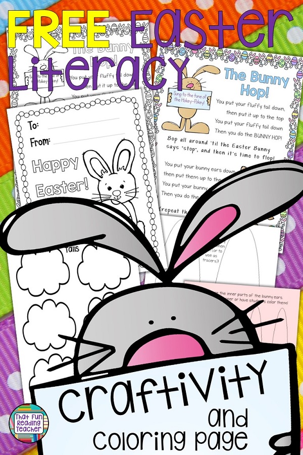 My students love dancing with this Easter Song and Movement Craftivity based on the Hokey-Pokey! Free download! #earlylearning #tpt #easter #kindergarten #teaching