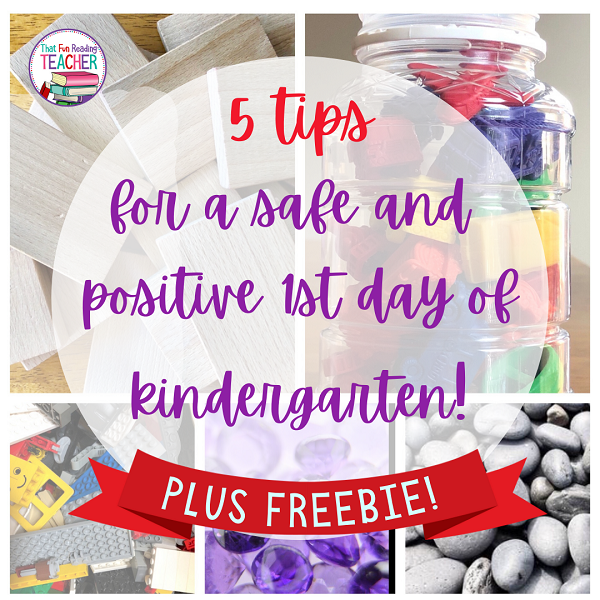 5 Kindergarten teacher tips for a safe & positive 1st day of school!