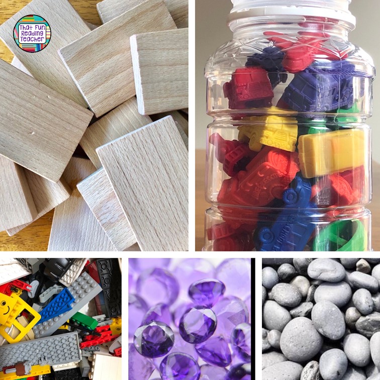 Young children are drawn to little things they can touch, explore and play with. Have various items and toys on tables and the carpet to engage kindergarten students! | That Fun Reading Teacher 