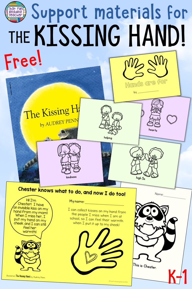 Do you read The Kissing Hand to your students on the first day of school? Click here to download these free support materials, including an easy way of communicating the magic to parents and caregivers! #kissinghand #bts #tpt #thatfunreadingteacher