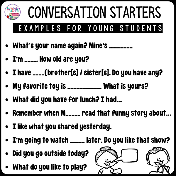 Conversation starters
