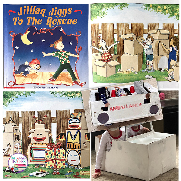 Jillian Jiggs to the Rescue - Engaging cross-curricular Kindergarten Activities that work online | That Fun Reading Teacher.com
