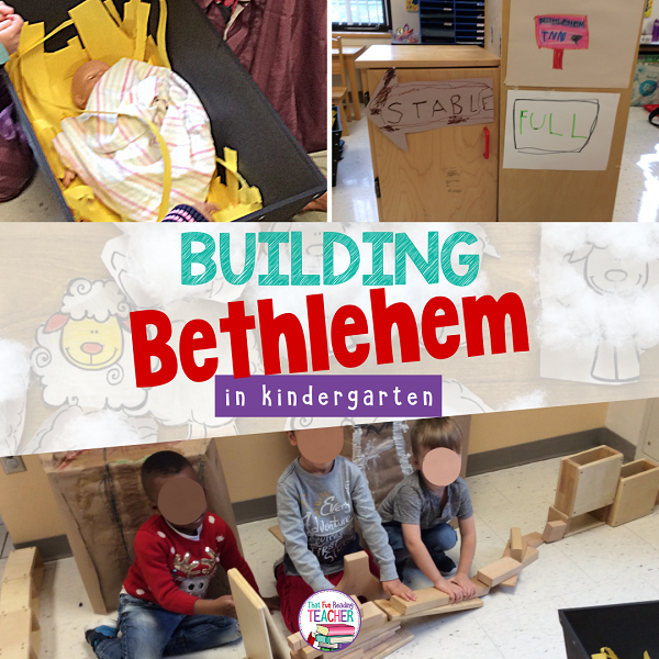 Building Bethlehem in kindergarten