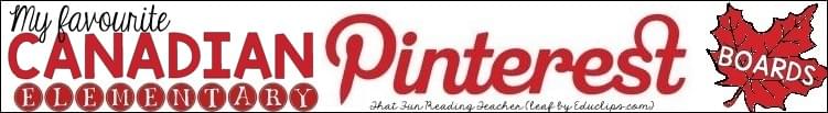 ThatFunReadingTeachers Favourite Canadian Pinterest Boards