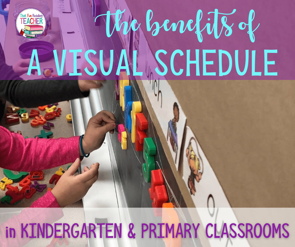 The benefits of a using a visual schedule in kindergarten and early primary classrooms