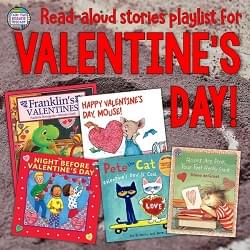 Valentine's Day Stories Read Aloud - Free Playlist for K-2! #earlylearning #stories #valentinesday #kindergarten